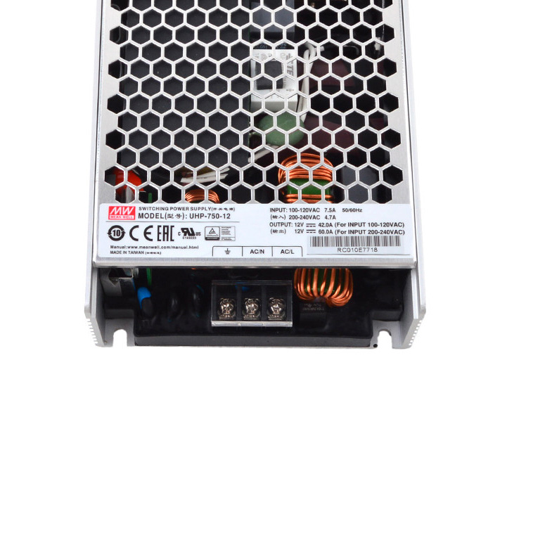 Mean Well UHP-750-12 DC12V 720Watt 60A UL Certification AC110-220 Volt Switching Power Supply For LED Strip Lights Lighting Mean Well UHP-750-12 DC12V 720Watt 60A UL Certification AC110-220 Volt Switching Power Supply For LED Strip Lights Lighting
